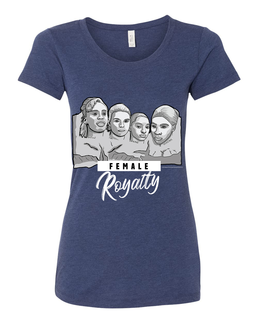 Mount Rushmore - Female Royalty (Navy Blue)