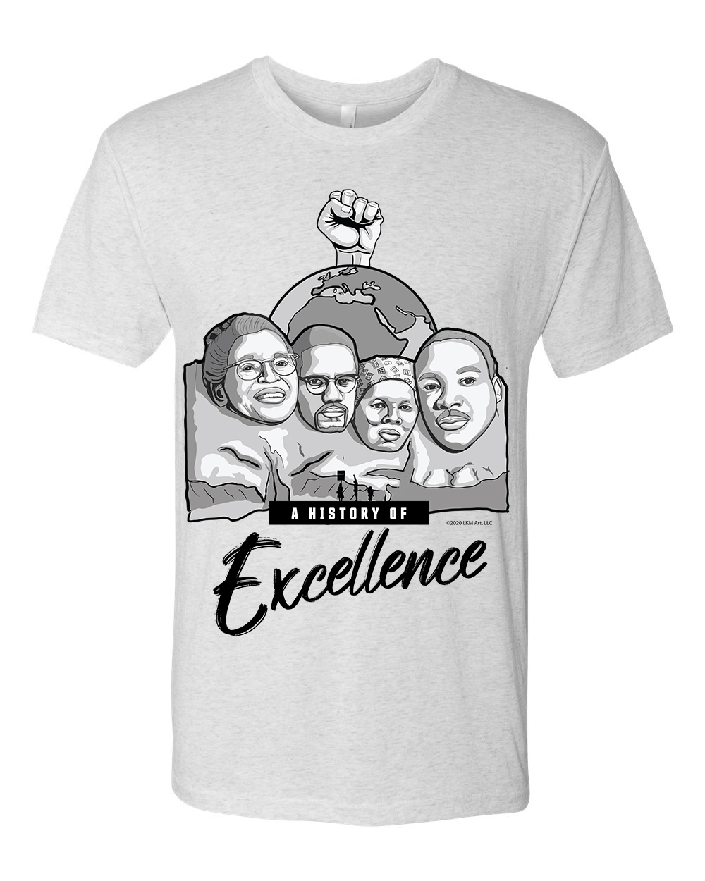Mount Rushmore - Black Excellence (White)
