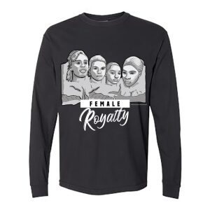 Mount Rushmore – Female Royalty (Black Long Sleeve Shirt)