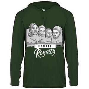 Mount Rushmore – Female Royalty (Forest Green DriFit Hoodie)
