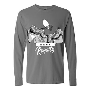 Mount Rushmore – Sneaker Royalty (Gray Long Sleeve Shirt)
