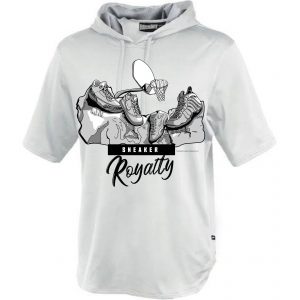 Mount Rushmore – Sneaker Royalty (White Short Sleeve Hoodie)