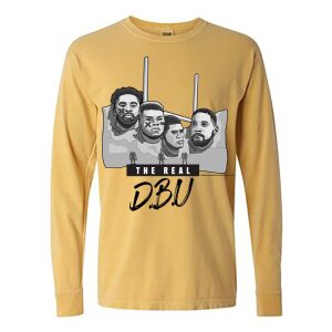 Mount Rushmore – LSU: The Real DBU (Defensive Back University) (Gold Long Sleeve Shirt)