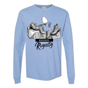 Mount Rushmore – Sneaker Royalty (Blue Washed Denim Long Sleeve Shirt)
