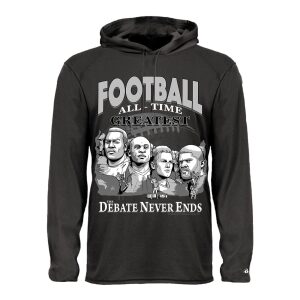 -Mount Rushmore – Football All-Time Greatest (Black DriFit Hoodie)