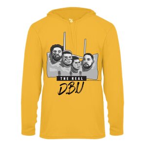 Mount Rushmore – LSU: The Real DBU (Defensive Back University) (Gold DriFit Hoodie)