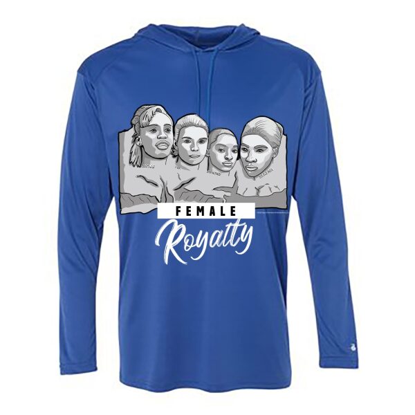 Mount Rushmore – Female Royalty (Royal Blue DriFit Hoodie)