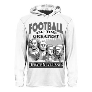 -Mount Rushmore – Football All-Time Greatest (White DriFit Hoodie)