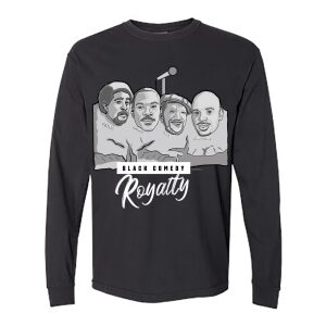 Mount Rushmore – Comedy (Black Long Sleeve Shirt)