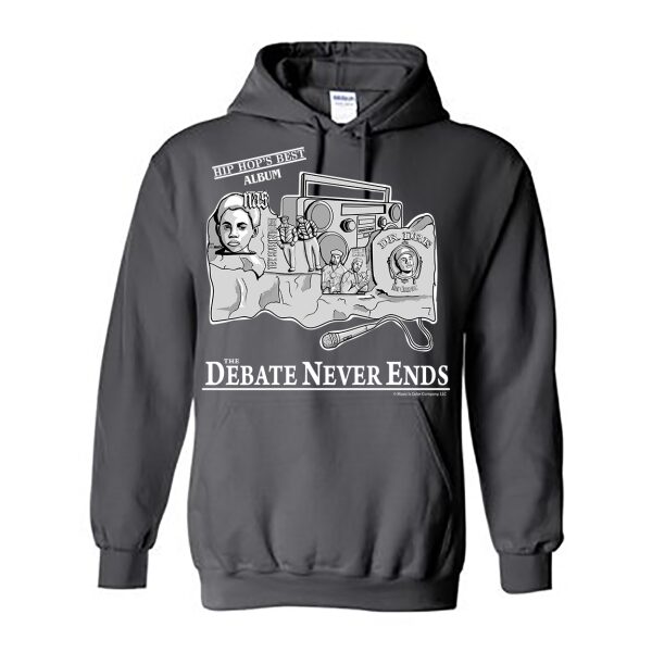 Mount Rushmore – Hip-Hop’s Best Album (Gray Heavy Duty Hoodie)