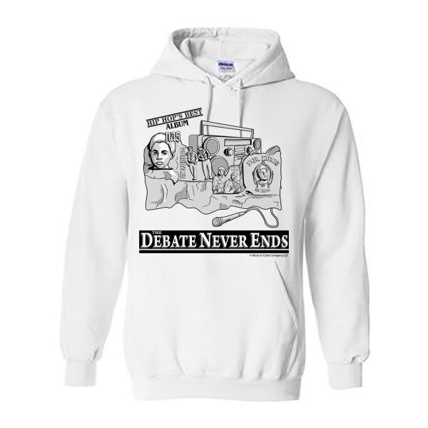 Mount Rushmore – Hip-Hop’s Best Album (White Heavy Duty Hoodie)