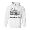 Mount Rushmore – 2010’s Best Hip-Hop Albums (White Heavy Duty Hoodie)