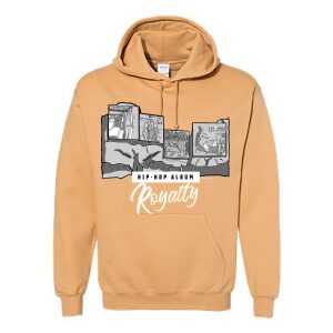 Mount Rushmore – Hip-Hop Album Royalty (Gold Heavy Duty Hoodie)