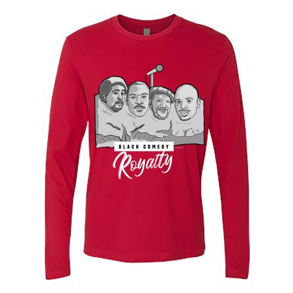 Mount Rushmore – Comedy (Red Long Sleeve Shirt)