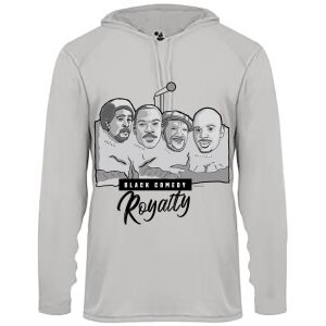 Mount Rushmore – Comedy (Silver DriFit Hoodie)