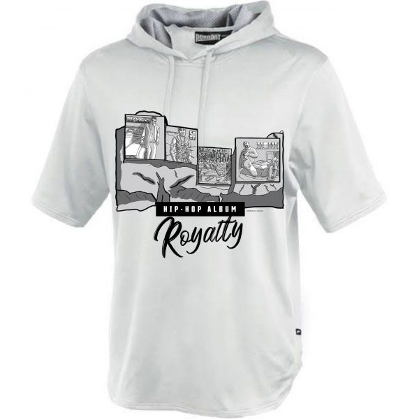 Mount Rushmore – Hip-Hop Album Royalty (White Short Sleeve Hoodie)