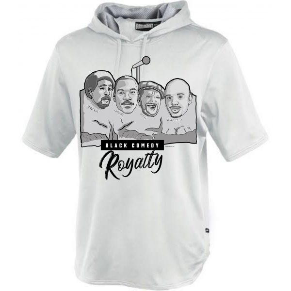 Mount Rushmore – Comedy (White Short Sleeve Hoodie)