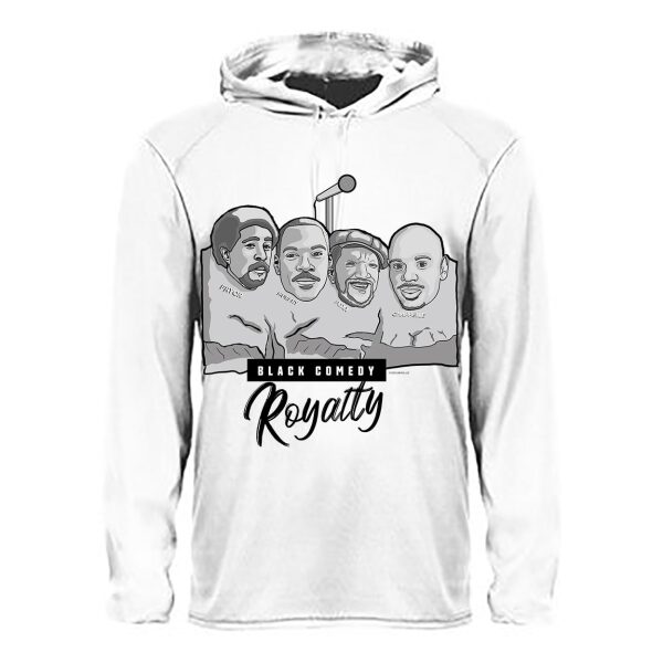 Mount Rushmore – Comedy (White DriFit Hoodie)